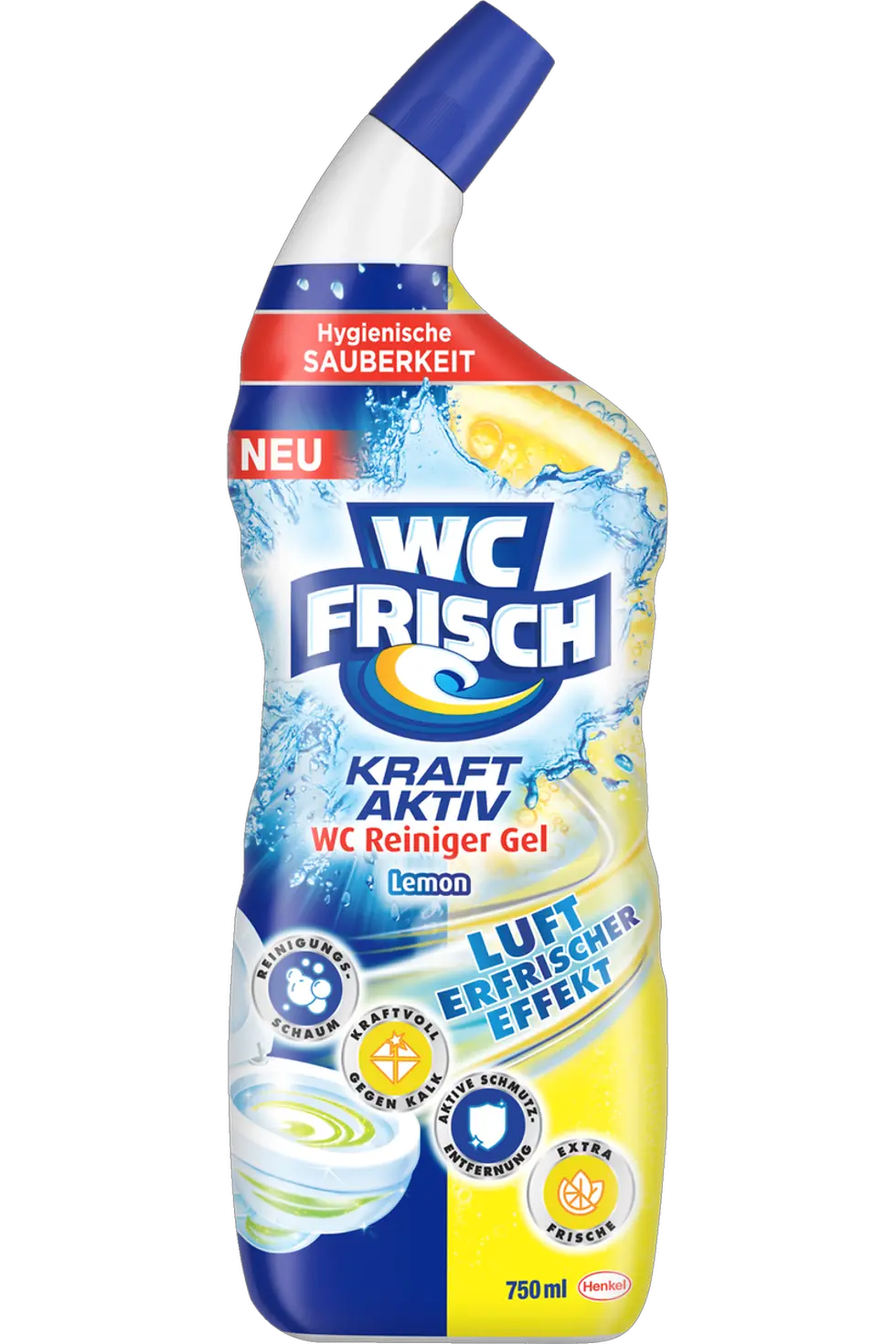 WC FRISCH Kraftaktiv WC Reiniger Gel Lemon