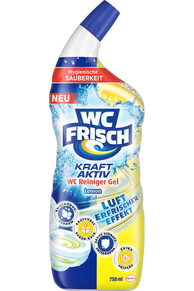 WC FRISCH Kraftaktiv WC Reiniger Gel Lemon