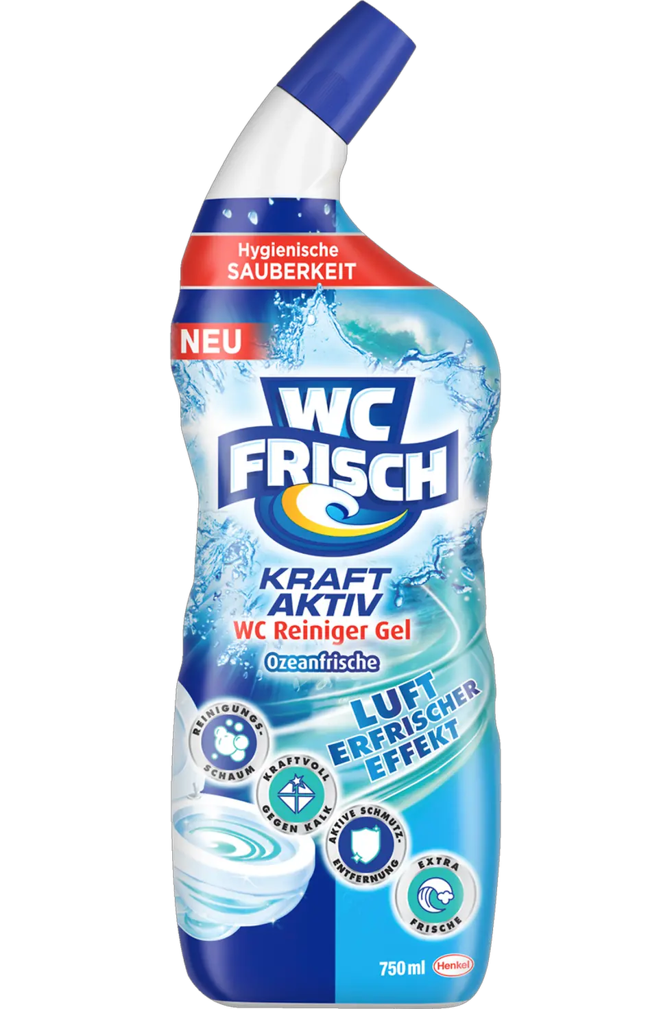 WC FRISCH Kraftaktiv WC Reiniger Gel Ozeanfrische
