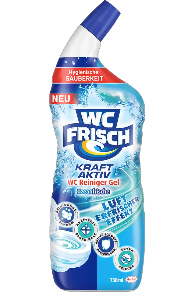 WC FRISCH Kraftaktiv WC Reiniger Gel Ozeanfrische
