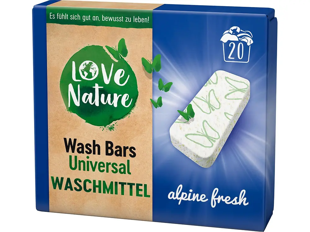 Love Nature Wash Bars Universal Waschmittel