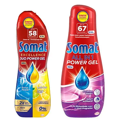 Somat Excellence Duo Power Gel und Somat All in 1 Power Gel