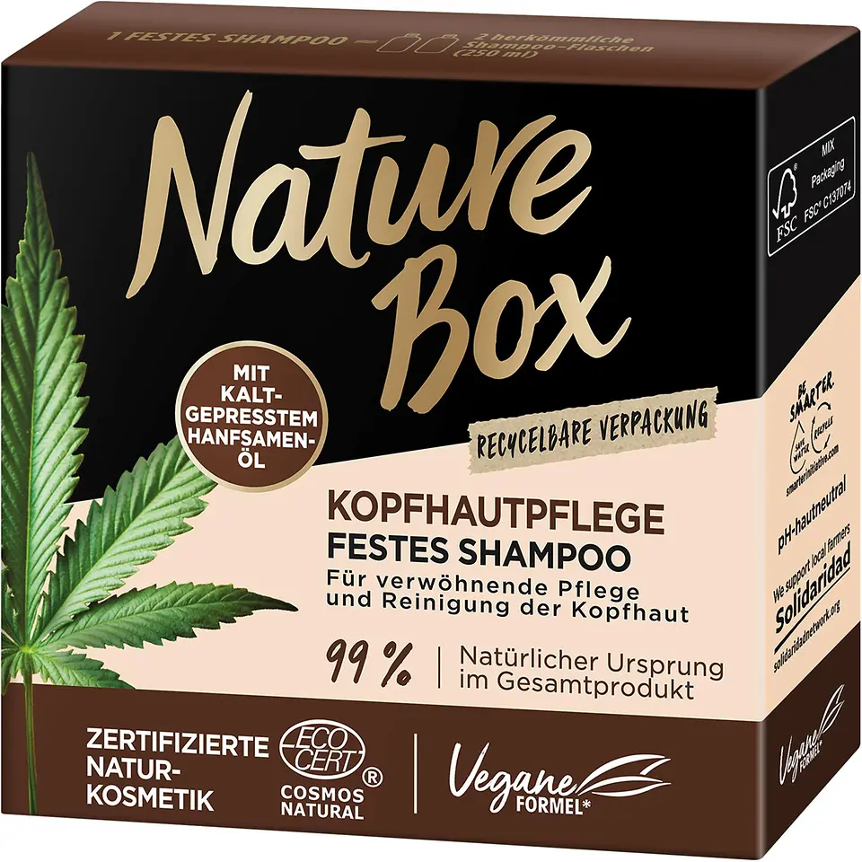 Nature Box Kopfhautpflege Festes Shampoo