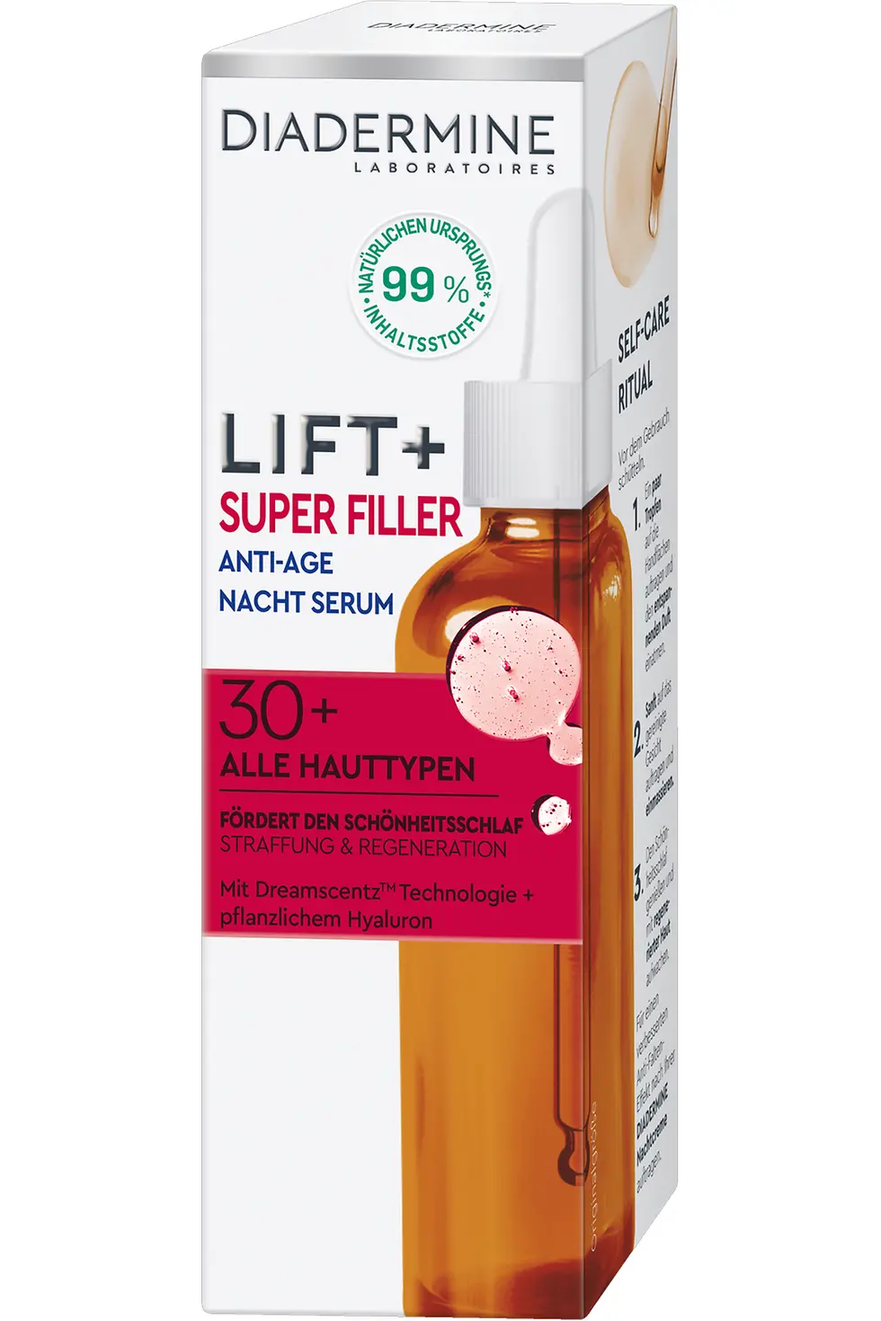 DIADERMINE LIFT+ SUPER FILLER ANTI-AGE NACHT SERUM (Verpackung)
