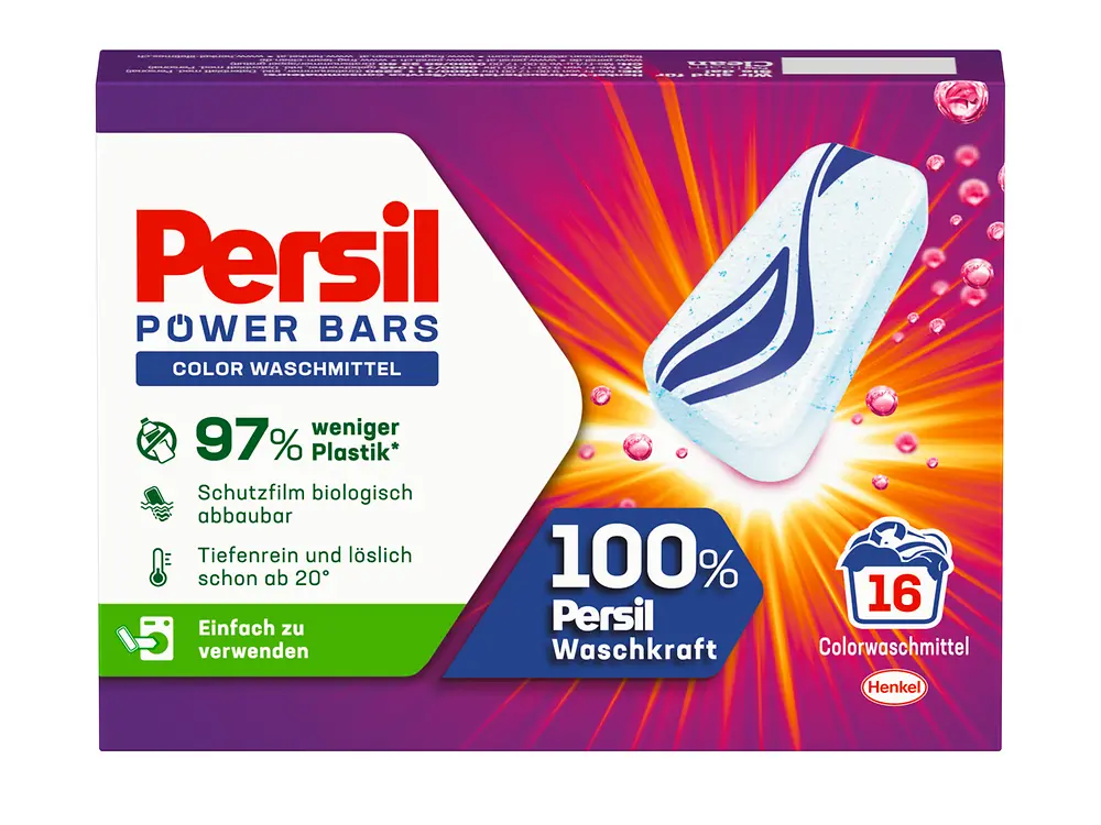 Die neuen Persil Power Bars Color