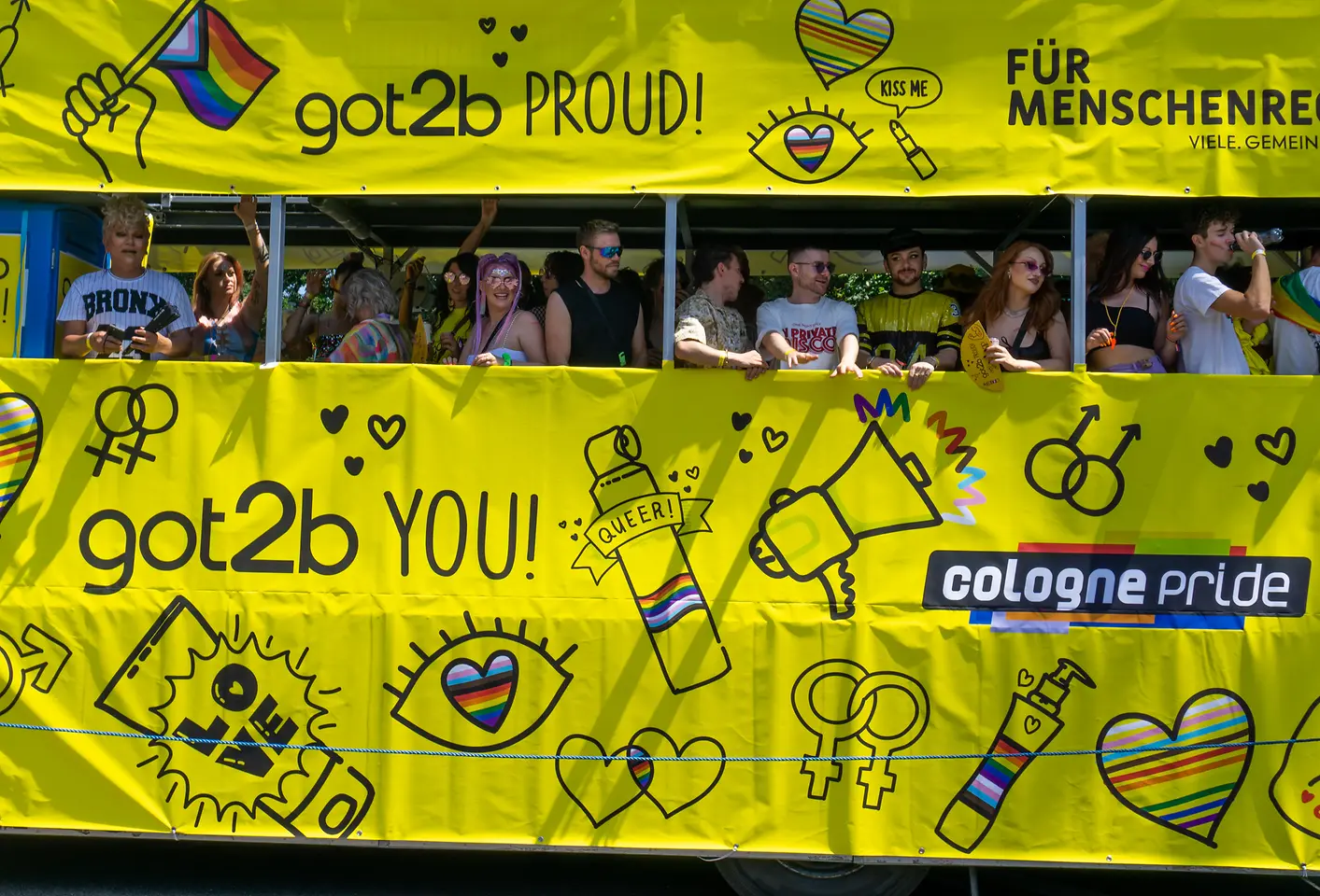 got2b feiert Diversity auf der Cologne Pride