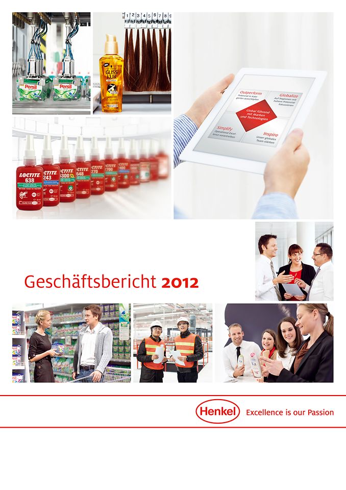 Titelbild: Geschäftsbericht 2012