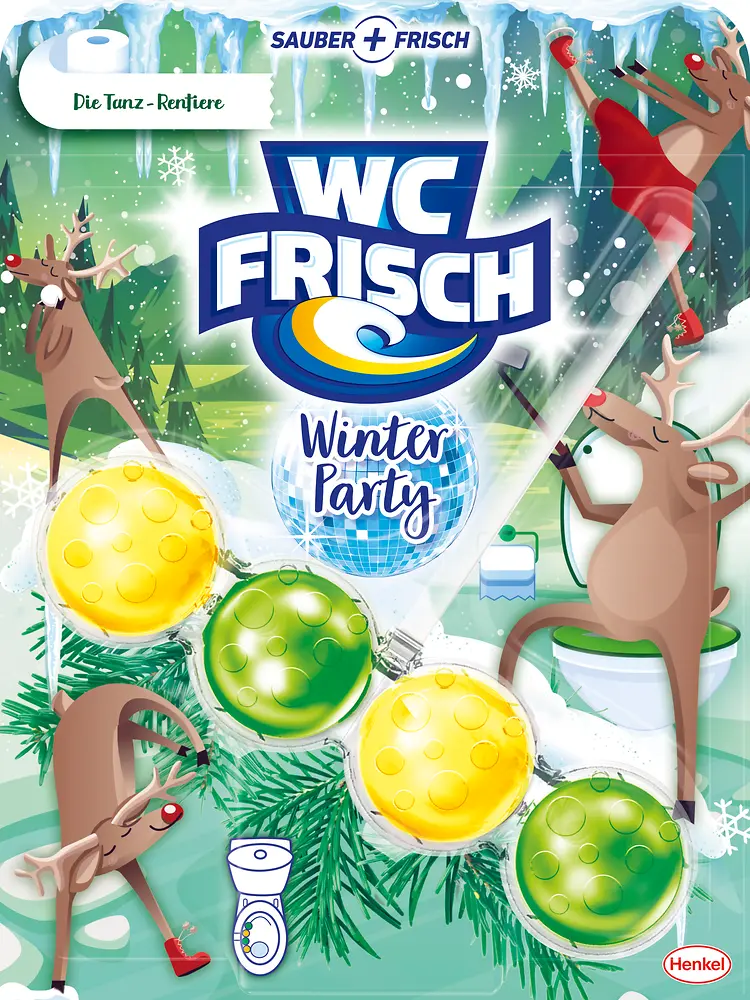 WC FRISCH Limited Edition Winter Party: „Die Tanz-Rentiere“ 