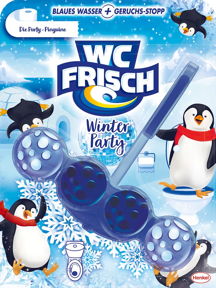 WC FRISCH Limited Edition Winter Party: „Die Party-Pinguine“