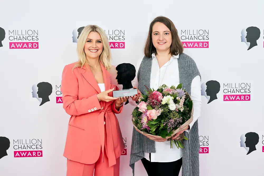 
Jennifer Knäble mit Initiative MomPreneurs Kerstin Mader