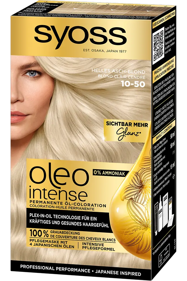 
Syoss Oleo Intense 10-15 Helles Asch-Blond