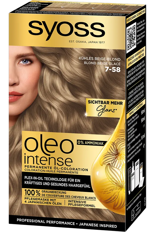
Syoss Oleo Intense 7-58 Kühles Beige-Blond