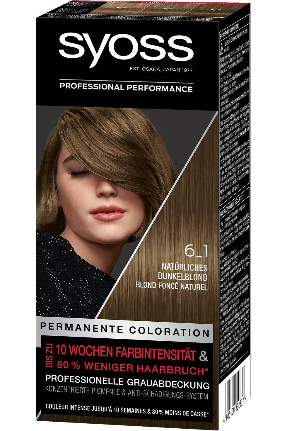 syoss Permanente Coloration Natural Shades 6_1 Dunkelblond