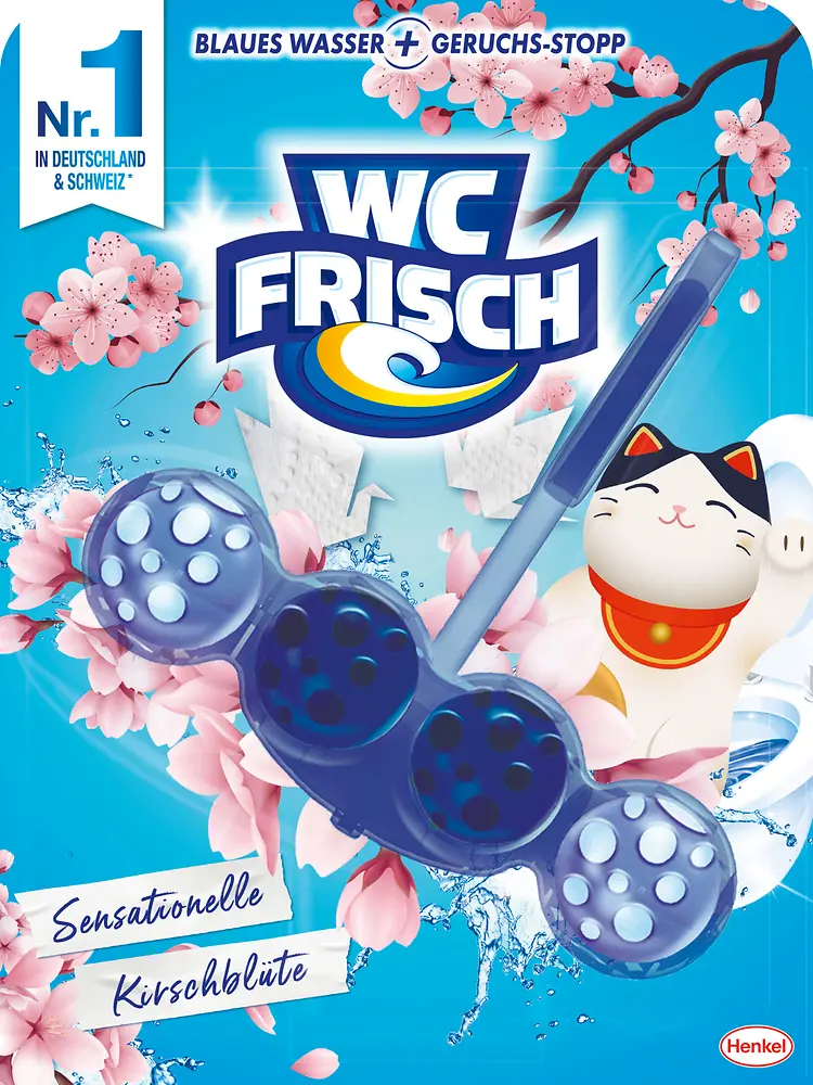 Limited Frühlings-Edition von WC FRISCH „Sensationelle Kirschblüte“