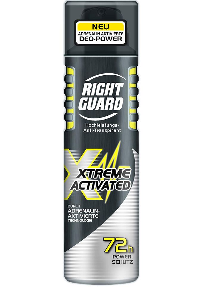Right Guard Xtreme Activated Hochleistungs-Anti-Transpirant Deospray