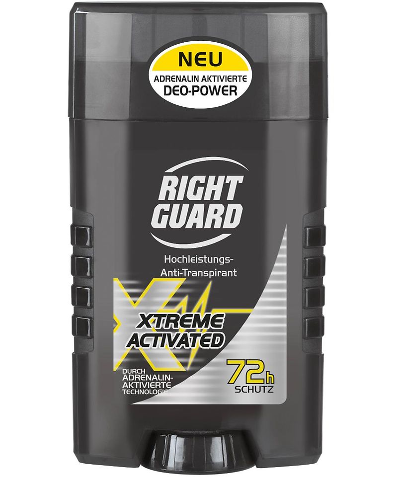 Right Guard Xtreme Activated Hochleistungs-Anti-Transpirant Stick