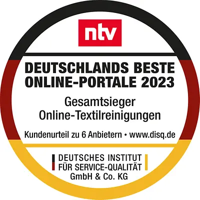 Im Auftrag des Nachrichtensenders ntv erhält der Wäscheservice von Persil in diesem Jahr bereits zum fünften Mal in Folge die Auszeichnung „Beste Online Textilreinigung“.