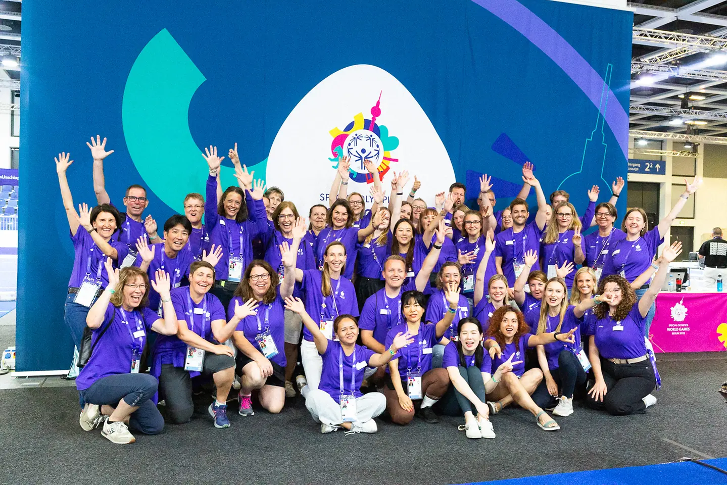 60 Henkel Mitarbeiter:innen unterstützten bei den Special Olympics Worldgames in Berlin. 