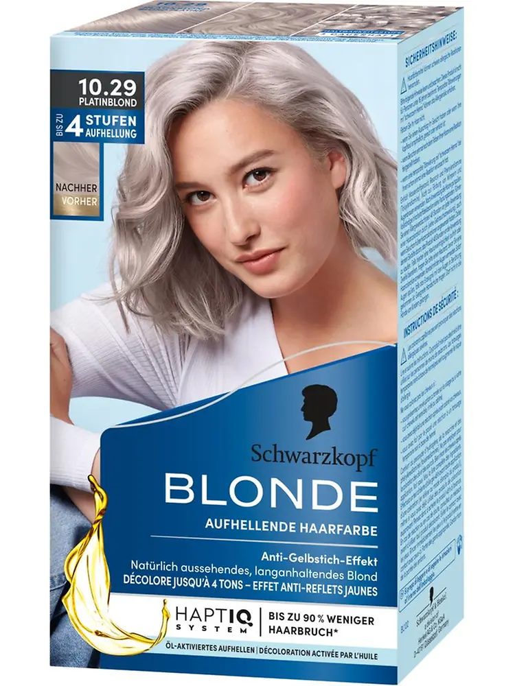 
BLONDE Aufhellende Haarfarbe 10.29 Platinblond