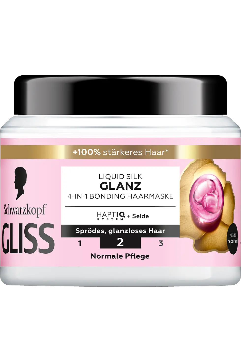 
Gliss Liquid Silk Glanz 4-in-1 Bonding Haarmaske