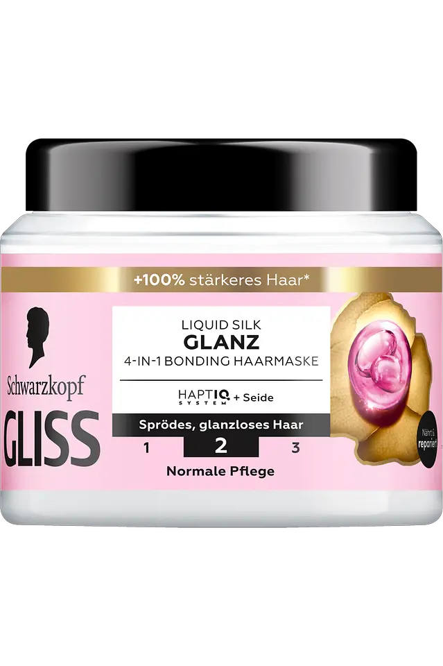 
Gliss Liquid Silk Glanz 4-in-1 Bonding Haarmaske