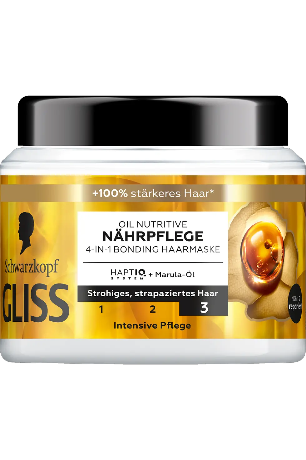 
Gliss Oil Nutritive Nährpflege 4-in-1 Bonding Haarmaske