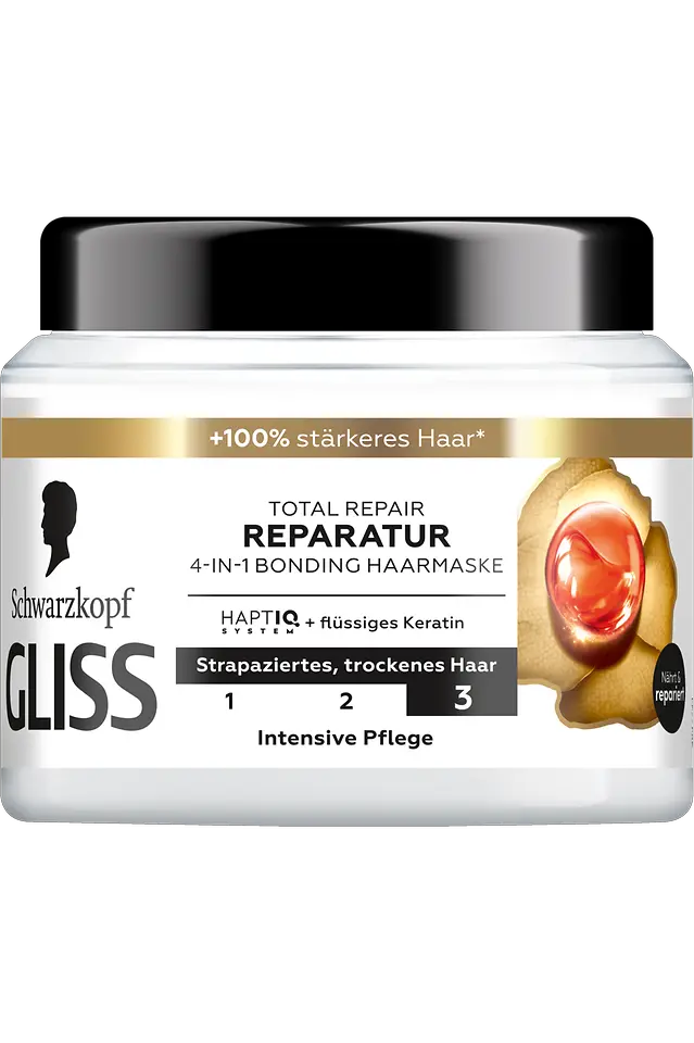 
Gliss Total Repair Reparatur 4-in-1 Bonding Haarmaske