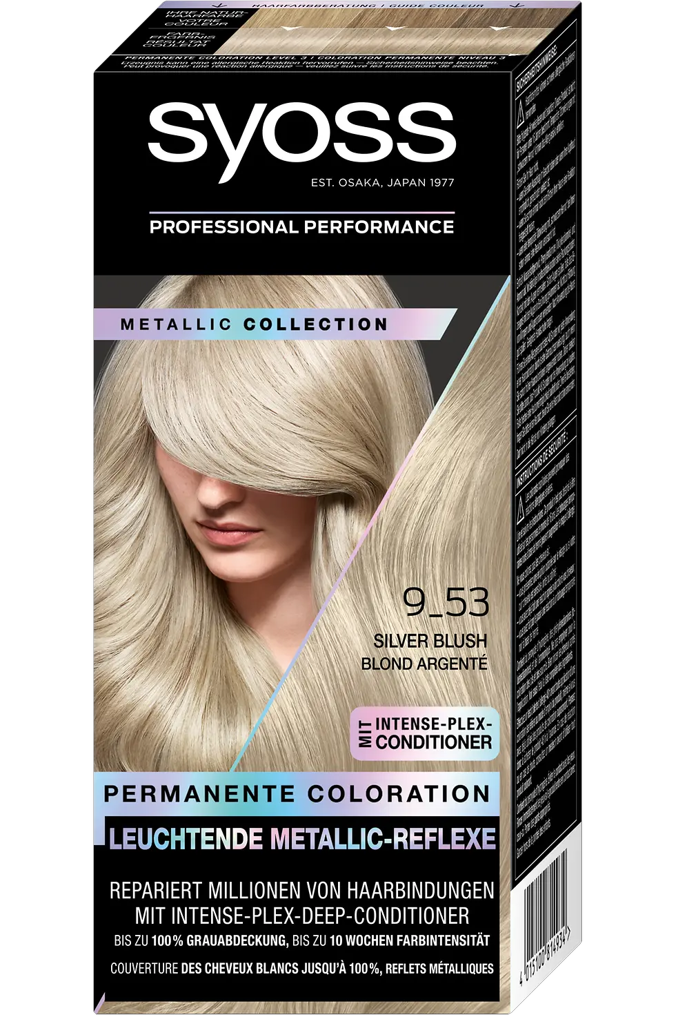 
syoss Permanente Coloration „Metallic Collection“ Silver Blush 9_53