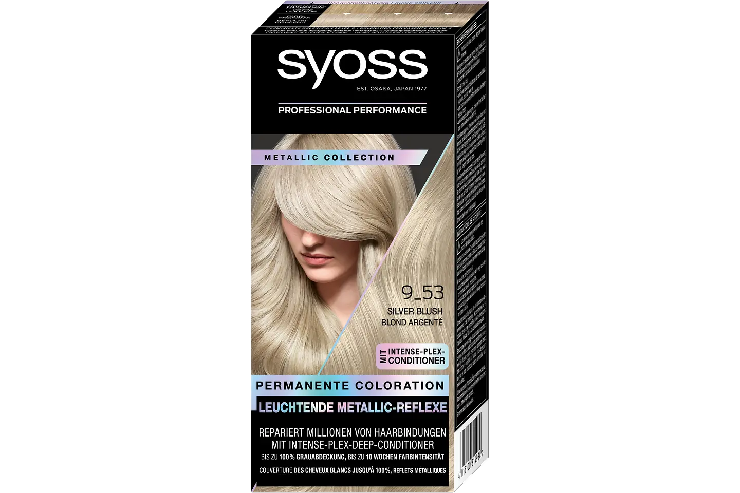 
syoss Permanente Coloration „Metallic Collection“ Silver Blush 9_53