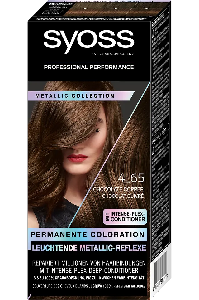 
syoss Permanente Coloration „Metallic Collection“ Chocolate Copper 4_65