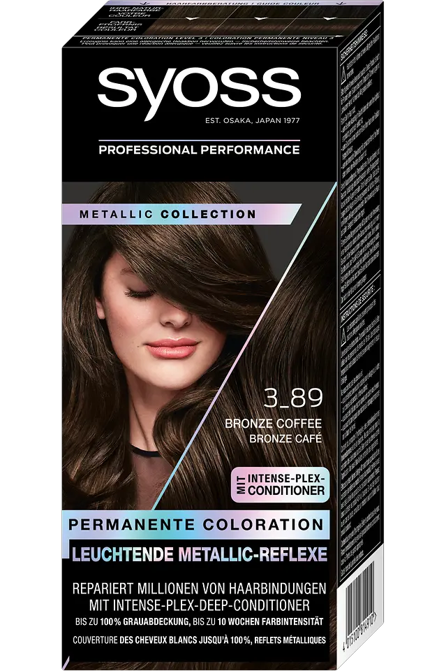 
syoss Permanente Coloration „Metallic Collection“ Bronze Coffee 3_89