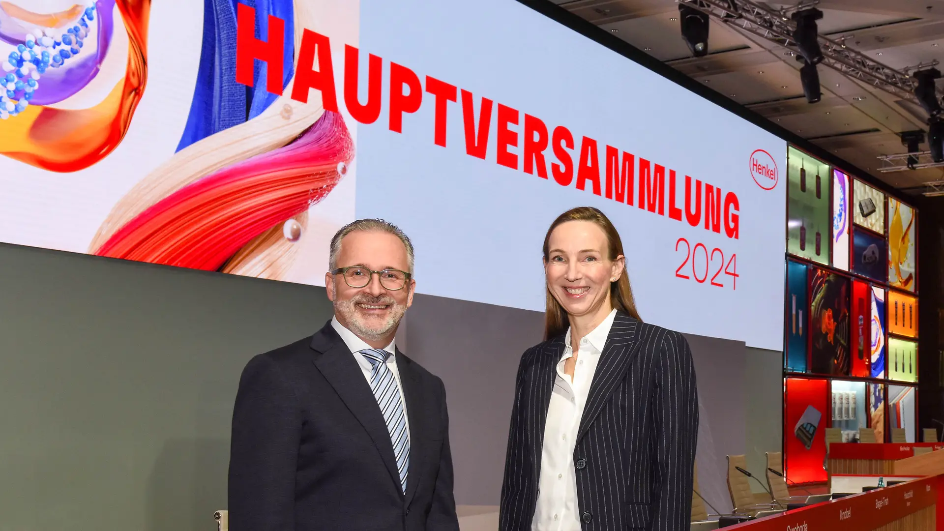 
Carsten Knobel, Vorsitzender des Vorstands, und Dr. Simone Bagel-Trah, Vorsitzende des Aufsichtsrats und Gesellschafterausschusses