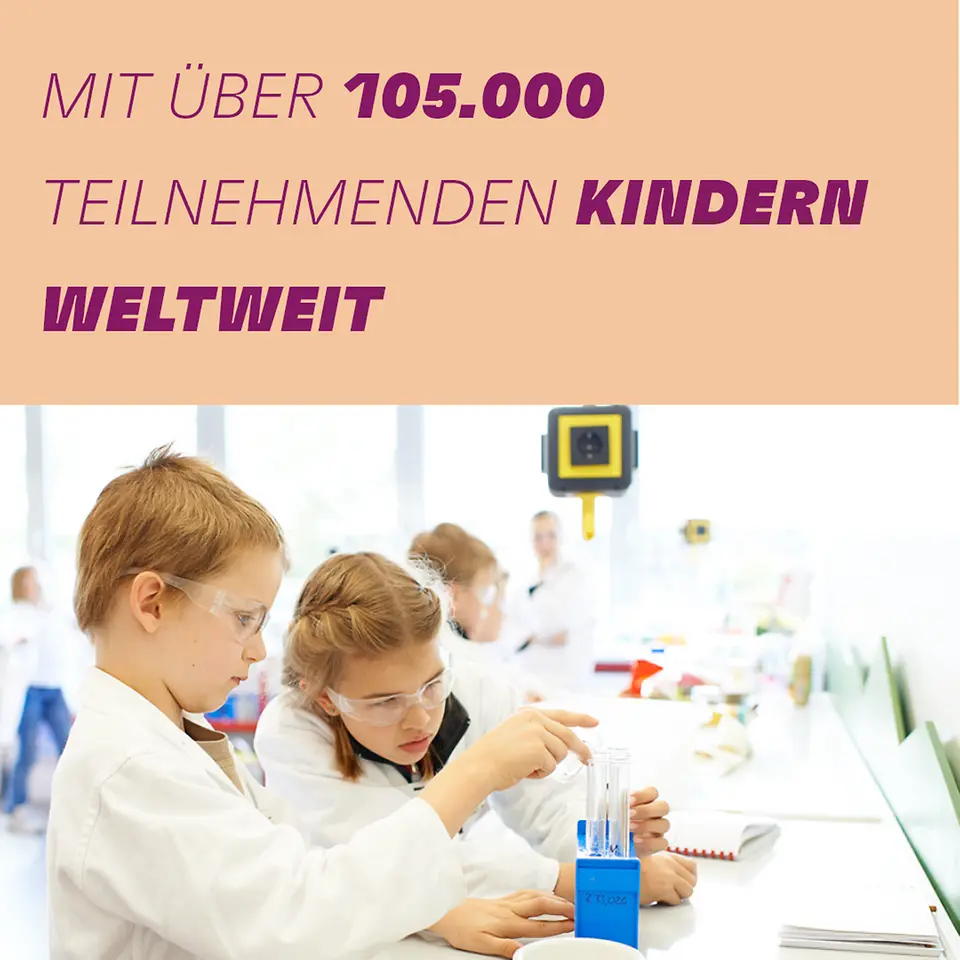 Forscherwelt - mit über 105.000 teilnehmenden Kindern weltweit