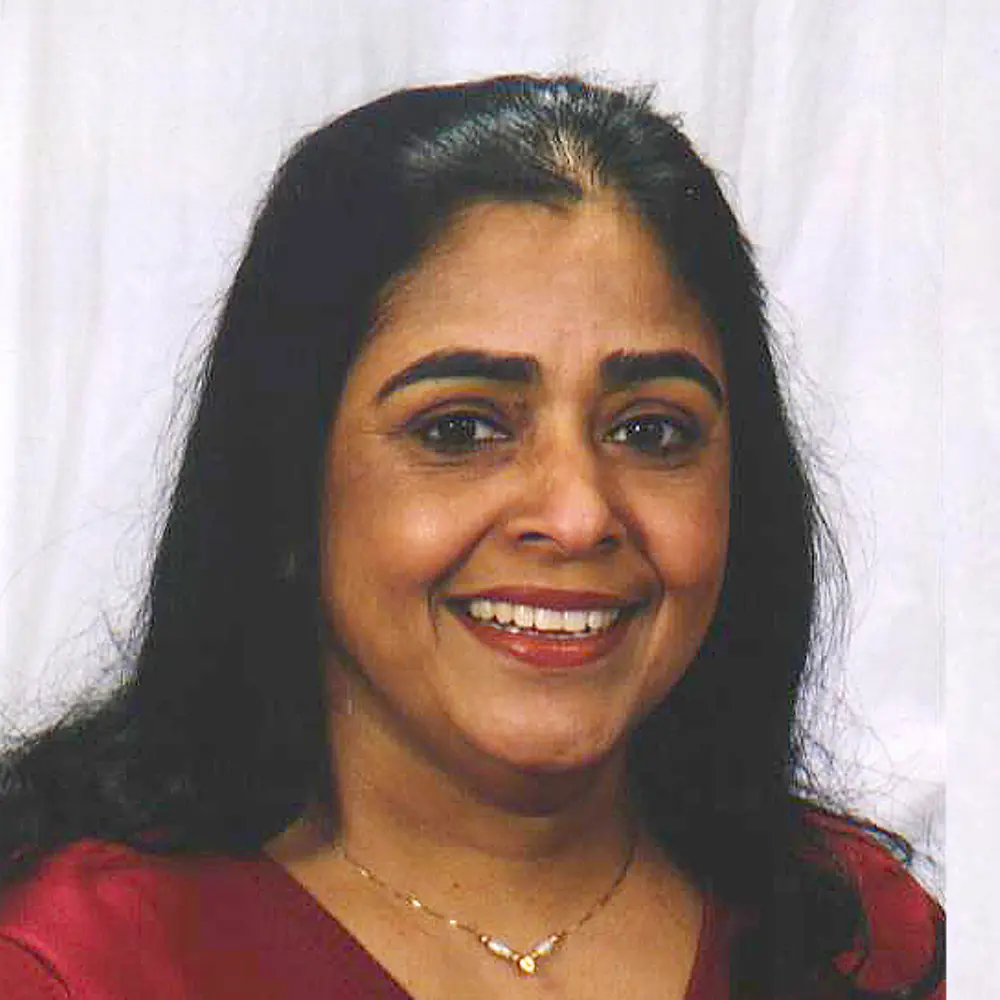 Ein Porträtfoto von Rita Mohanty