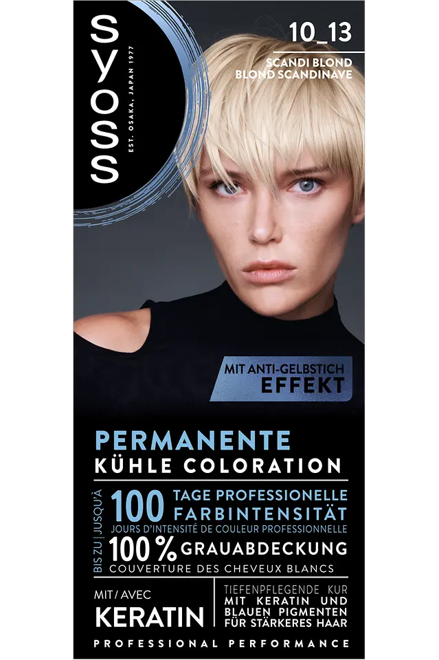 
Syoss Permanente Coloration Kühle Coloration 10_13 Scandi Blond