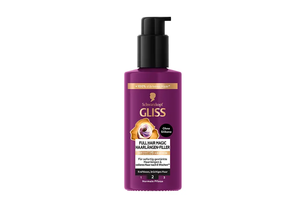 Der neue Schwarzkopf GLISS Full Hair Magic Haarlängen-Filler 