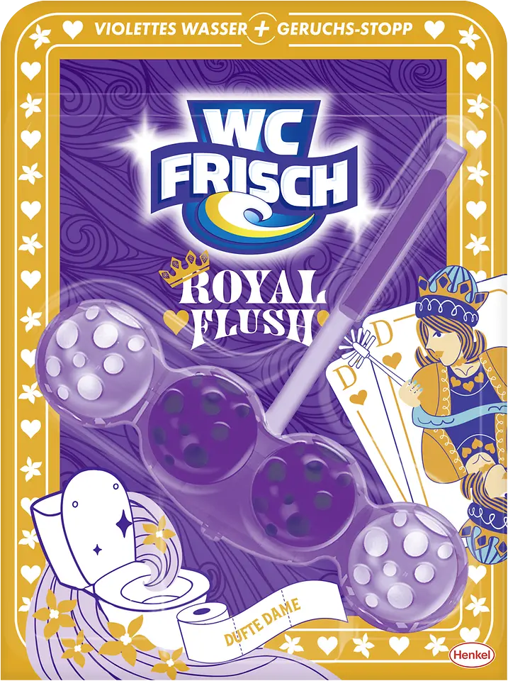 WC FRISCH „Royal Flush”: Die dufte Dame 
