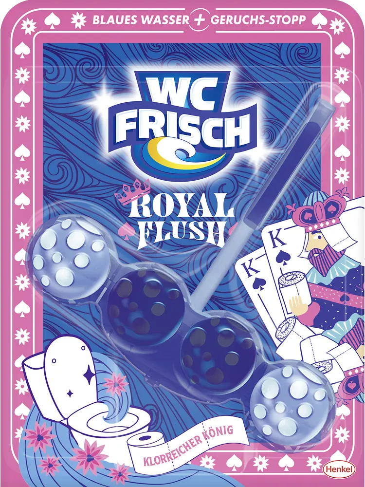 
WC FRISCH „Royal Flush”:
Der klorreiche König 