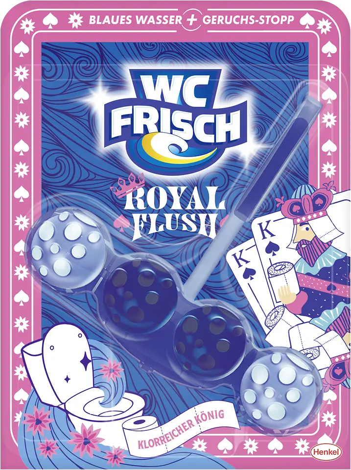 
WC FRISCH „Royal Flush”:
Der klorreiche König 
