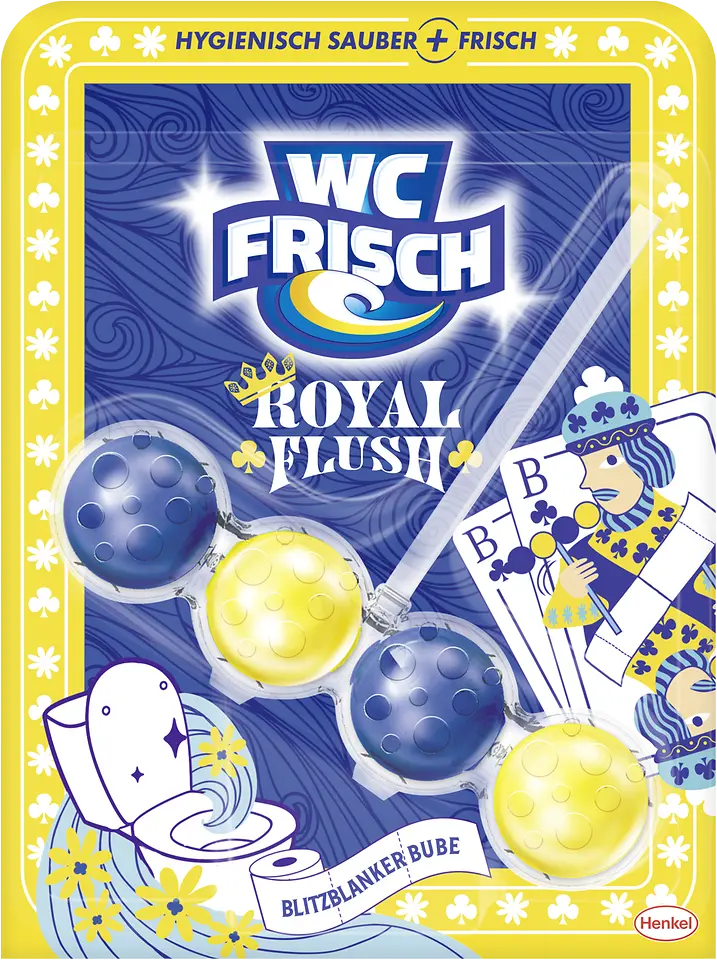 WC FRISCH „Royal Flush”: Der blitzblanke Bube