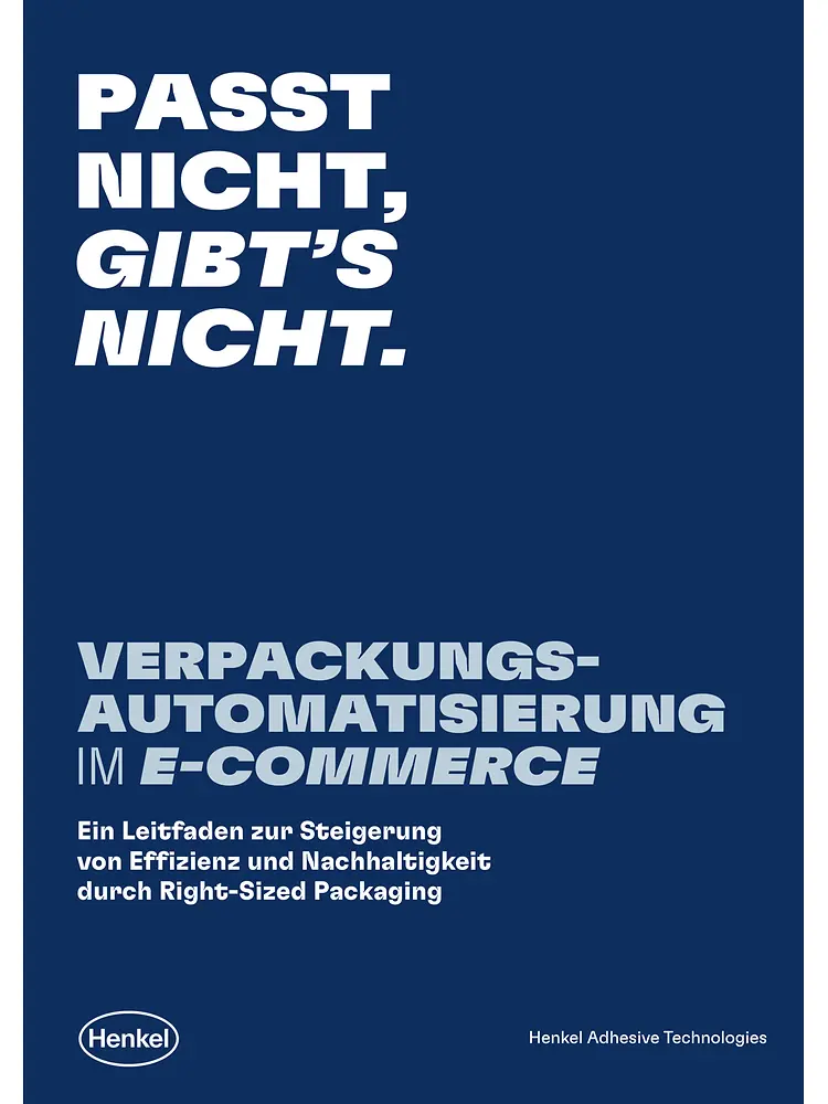 
Mit dem White Paper bietet Henkel Unternehmen, die ihre Verpackungsprozesse optimieren möchten, eine fundierte Orientierungshilfe.