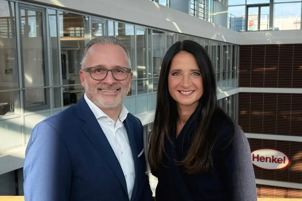 CEO Carsten Knobel mit Marianne Heiß