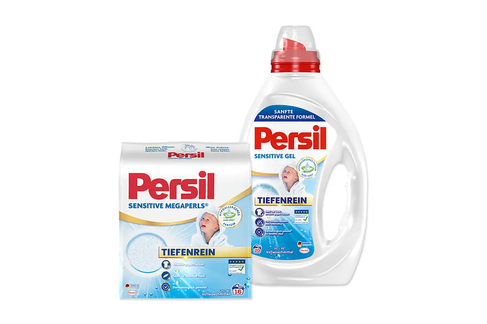 Persil Sensitive Megaperls und Gel