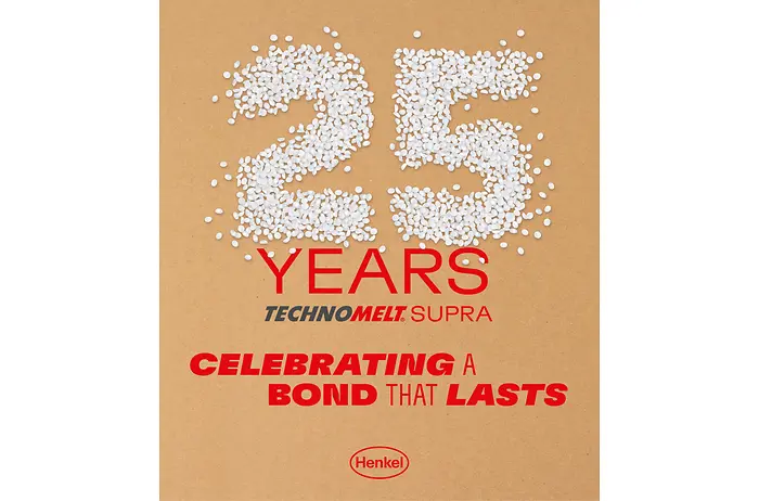 
Seit 25 Jahren steht die Technomelt-Supra-Produktreihe von Henkel Adhesive Technologies für leistungsstarke Schmelzklebstoffe. 