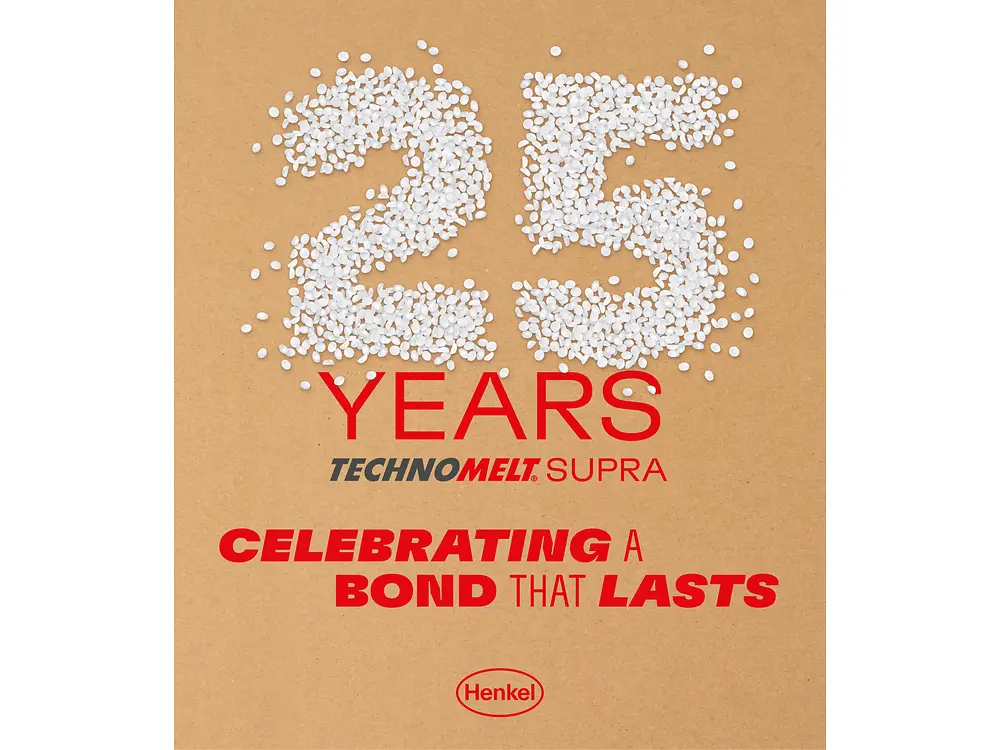 
Seit 25 Jahren steht die Technomelt-Supra-Produktreihe von Henkel Adhesive Technologies für leistungsstarke Schmelzklebstoffe. 
