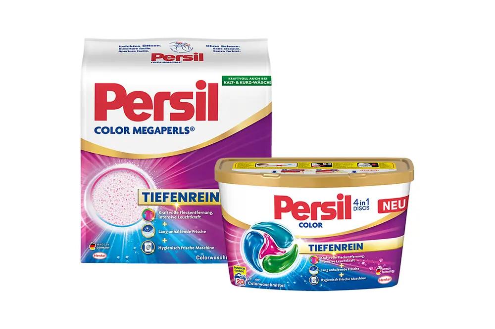 Persil Color Tiefenrein Megaperls und Discs