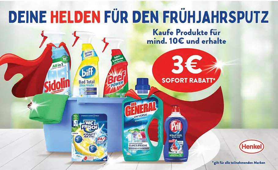 Henkel Frühjahrsputzaktion