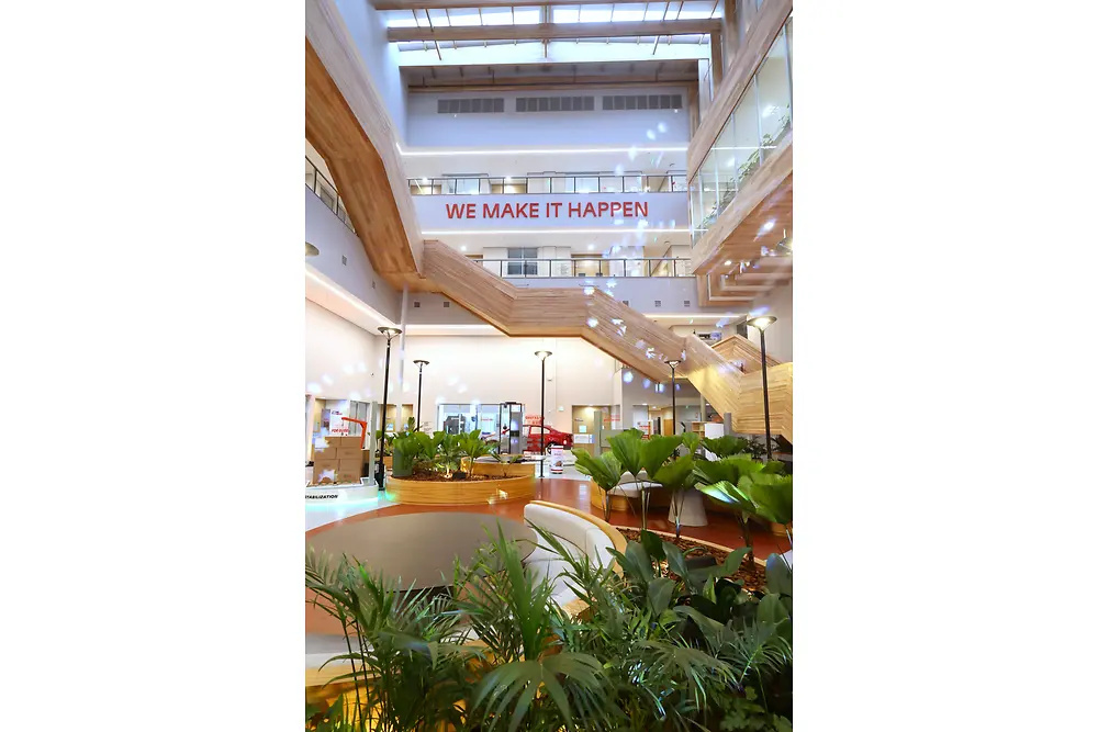 
Das Inspiration Center in Jundiaí ist ein hochmodernes Zentrum, um zukunftsorientierte Innovationen in Lateinamerika zu stärken. 