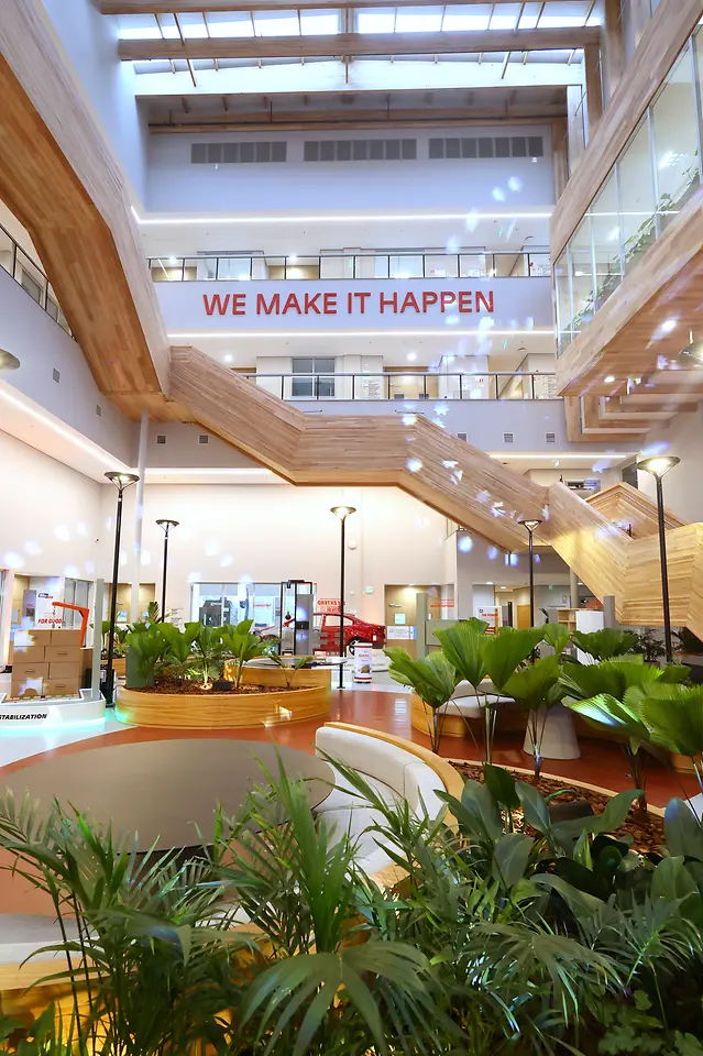 
Das Inspiration Center in Jundiaí ist ein hochmodernes Zentrum, um zukunftsorientierte Innovationen in Lateinamerika zu stärken. 