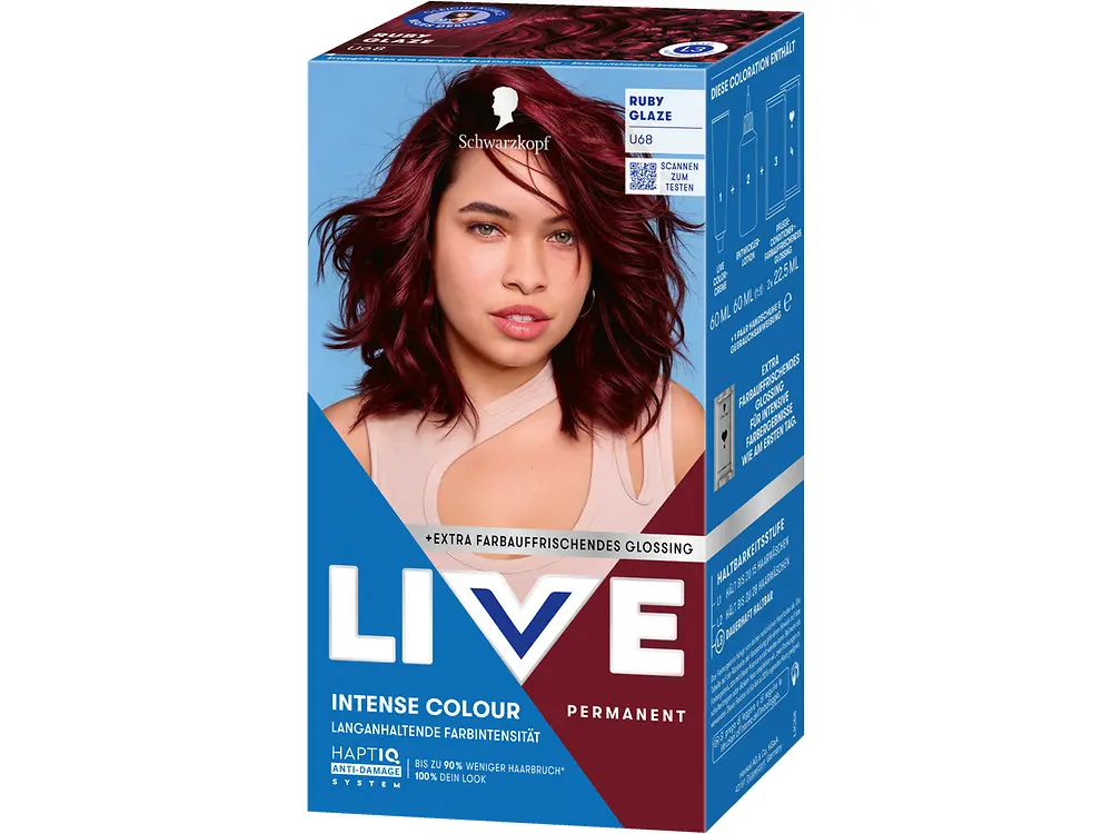 
LIVE Intense Colour U68 Ruby Glaze